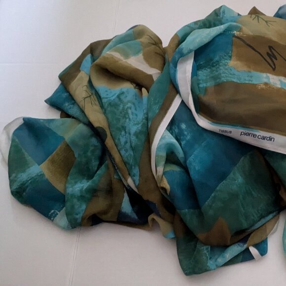 Pierre Cardin Paris 100% Seta (silk) Fabric Made in Italy - 54" Wide x 5 Yards - Picture 3 of 3